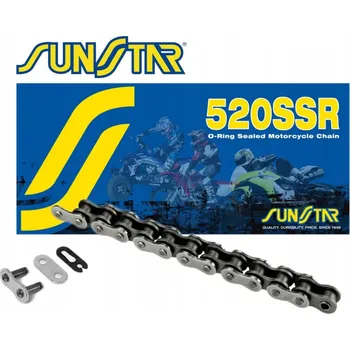 Řetězová sada pro motocykl SUNSTAR ŘETĚZ 520SSR-116N (520V) DO 40