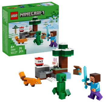 Stavebnice LEGO Minecraft 21583 Steve a dobrodružství v tajze