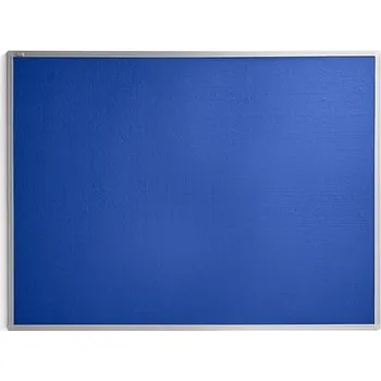 Nástěnka VIRGINIA, 1200x900 mm, modrá, hliníkový rám