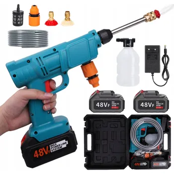 Vysokotlaký čistič Akumulátorová tlaková myčka 35 bar 200 W s 5m hadicí