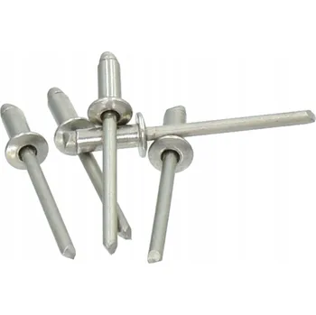 Nýt Nýt A2/A2 4x10mm Nerezový Trhací Nýt INOX (100 kusů)