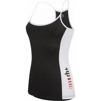 cyklistický dres RH+ Dámský cyklistický dres zeroSpirit černo-bílý - M