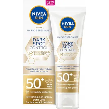Přípravek na opalování NIVEA Sun Krém na opalování na obličej proti pigmentovým skvrnám SPF50+ 40 ml