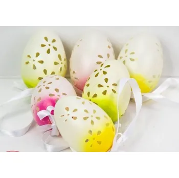 Velikonoční dekorace Velikonoční dekorace vajíčka 6 ks 5251 Wie-0229