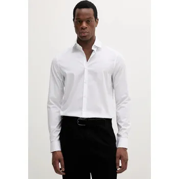 Pánská košile Košile Calvin Klein LV019EU000 bílá 00X, vel. 42