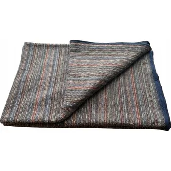 deka Jógová deka 160x200 cm - obšitá tmavě modrým lemem