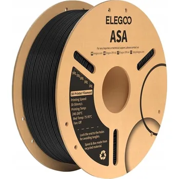 Filament Filament ASA Elegoo 1,75 mm 1 kg černý