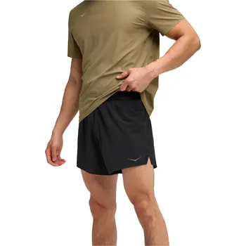 Pánské kraťasy Hoka Glide 5'' Short Brief M 1176971-BLK - black XXL