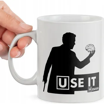 HRNEK HRNKY HRNEČKY DOKTOR HOUSE USE IT K NAROZENINÁM VYSOKÁ KVALITA + TEXT