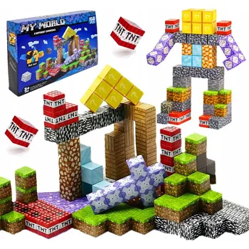 ostatní stavebnice Stavebnice Pixely 168 kusů MEGA SADA konstrukčních kostek