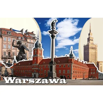 Pohlednice 3D pohlednice Varšava Královský hrad