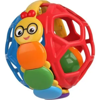 Party dekorace Baby Einstein, 30974 Bendy Ball s chrastítkem vyrobený z snadno uchopitelného materiálu bez BPA,