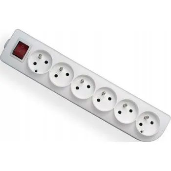 Elektrická zásuvka Elektrická Zásuvka přenosná podlahová Elgotech bílá