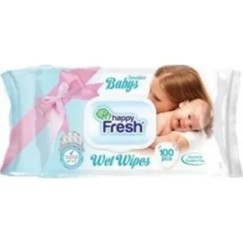 Dětský vlhčený ubrousek Vlhčené ubrousky Happy fresh pro děti 1 x 100 ks