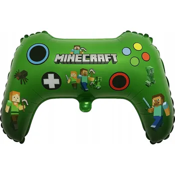 Balónek Fóliový balónek ovladač pixelovaný Minecraft (6194) 67 x 65 cm