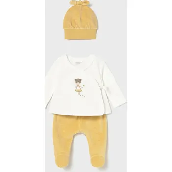 Kojenecký overall Kojenecká sada Mayoral Newborn 2559.2H.Newborn.9BYA žlutá 17X, vel. 80