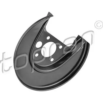 Brzdový systém Ochranný plech proti rozstřikování, brzdový kotouč TOPRAN 116 069