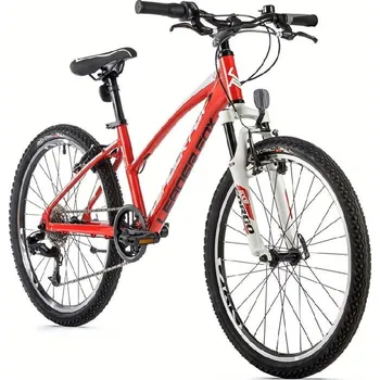 Dětské kolo Kolo LEADER FOX SPIDER GIRL 24 24" ČERVENÁ 2023 rám 14"