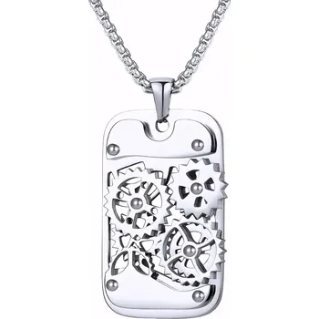 Přívěsek Amparo Miranda® Přívěsek Psí známka Chrono 80432, Barva stříbrná