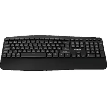 Počítač Canyon Bezdrátová ergonomická klávesnice HKB-W6, černá