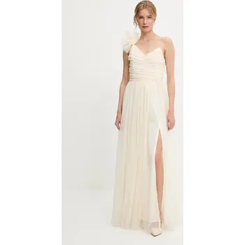 Dámské šaty Šaty Answear.LAB 606558.flk béžová 01X, vel. L