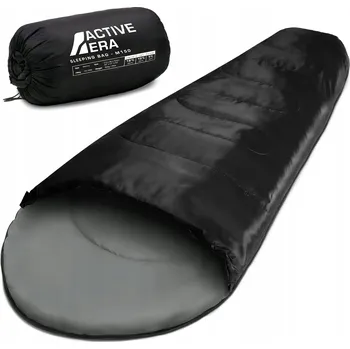 Spacák Lehký spací pytel mumie se syntetickou výplní pro kempování, pratelný, 210 x 80 cm, teplotní rozsah 10-18 °C