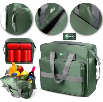 TERMO TAŠKA TL30 PLÁŽOVÁ PIKNIKOVÁ chladicí box TURISTICKÁ VELKÁ 30L ICE BOX