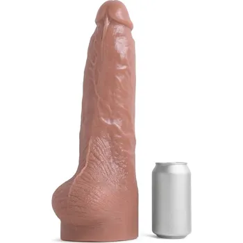 Dildo Mr. Hankey’s Toys Kae Ecstatic XXL, prémiové silikonové dildo s Vac-U-Lock 37,5 x 6,5–9,1 cm