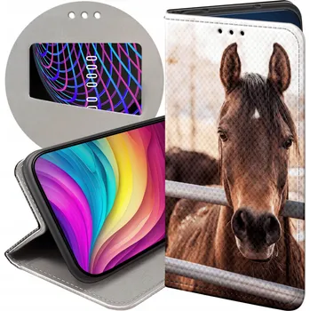 Pouzdro na mobilní telefon Flipové pouzdro Hello Case pro Xiaomi Redmi 7A, hnědé