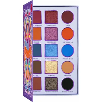 Přípravek na oči Rimmel J.CAT BEAUTY_House Of Queens 15 Color Palette paleta očních stínů 103 Royal-Tea & Spade 16g