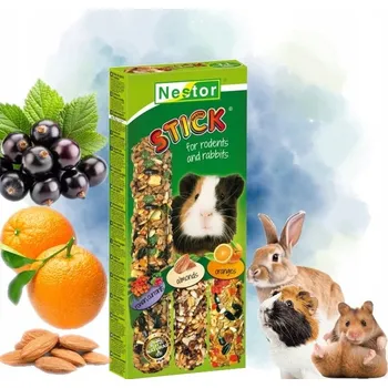 Krmivo pro hlodavce Nestor pamlsky tyčinka 0,12 kg králík