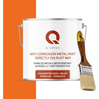 barva na kov BARVA NA KOV NA REZ PLECH 4v1 ČERVENO-ORANŽOVÁ RAL 2008 MATNÁ 5L