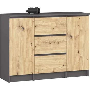 Komoda Komoda Girgo 100 cm grafit/dub artisan