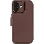 Elmarc Odnímatelná kožená peněženka Decoded - ochranné pouzdro z kůže kompatibilní s MagSafe pro iPhone 17 (čokoládovo hnědá)