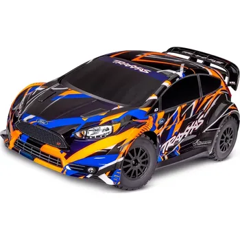 RC model auta Traxxas Ford Fiesta ST Rally VXL RTR 1:10 oranžový