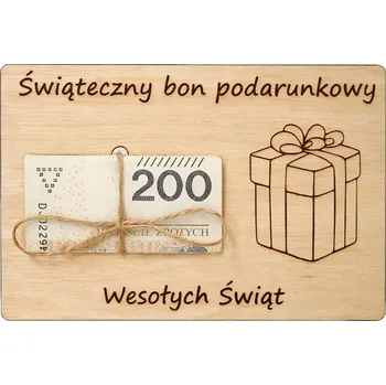Obraz DÁREK BON PODARUNKOWY VÁNOČNÍ PŘÁNÍ