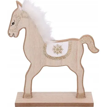 Obraz DŘEVĚNÝ KŮŇ 14X4X16,7CM TG61012