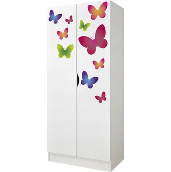 Šatní skříň Skříň Leomark Roma 70 x 161,5 x 42,5 cm bílá