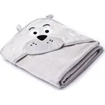 Dětská osuška Sensillo Water Friends 100x100 cm grey bear