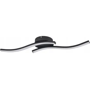 Černý stropní svítidlo vlny Bradox LED 12W nad kuchyň, moderní styl