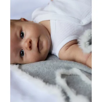 Dětská deka BaBalu PIAPIMO - DEKA Z BIO BAVLNY 70x100 ŠEDÁ