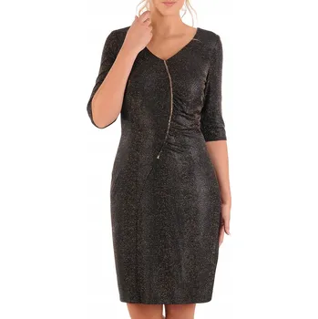 Dámské šaty Carla Moreno šaty pletené midi velikost 48