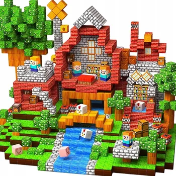 ostatní stavebnice Stavebnice kostky MIX, stavebnice KOSTKY, sada 100 dílků + Figurky