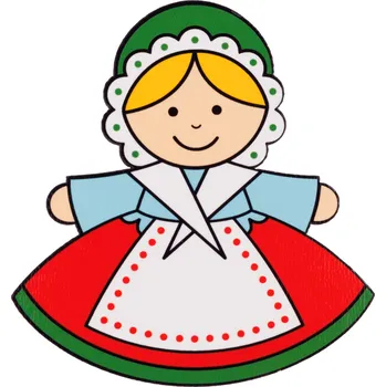 Obraz MAGNET FOLK - LIDOVÉ KROJE - DOLNOSLEZANKA FOLKSTAR