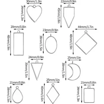 Lůžko na pryskyřici LP8956-S rámeček MIX Stříbrná 10ks