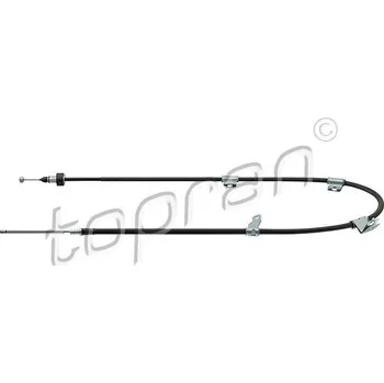 Lanko parkovací brzdy Tažné lanko, parkovací brzda TOPRAN 820 757