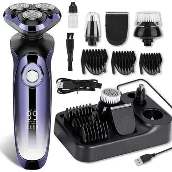 5V1 HOLICÍ STROJEK PÁNSKÝ 4D HOLICÍ STROJEK S VZNÁŠEJÍCÍMI SE DVOUKOLEJNÝMI BŘITY