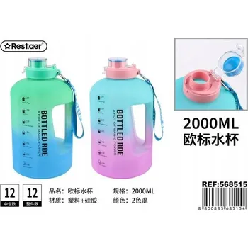 Velký Voděodolný Sportovní Hrnek 2000ML na výlety