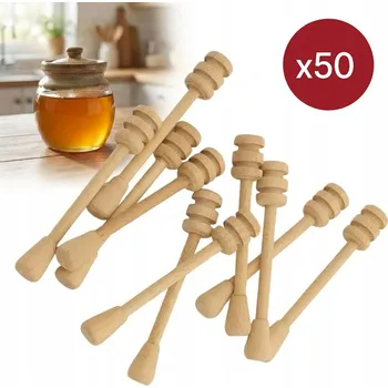 Příbor SADA dřevěných LŽIČEK NA MED CC10 lžíce na med 50 kusů