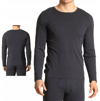 Pánské tričko ATLANTIC 049 pánské bavlněné tričko s DLOUHÝM RUKÁVEM - XXL